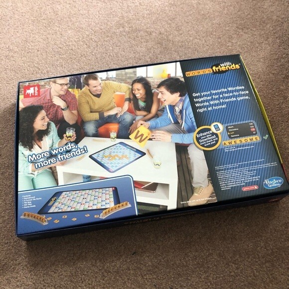 Words with Friends Puzzle Letter Family Board Game Hasbro - Picture 2 of 5